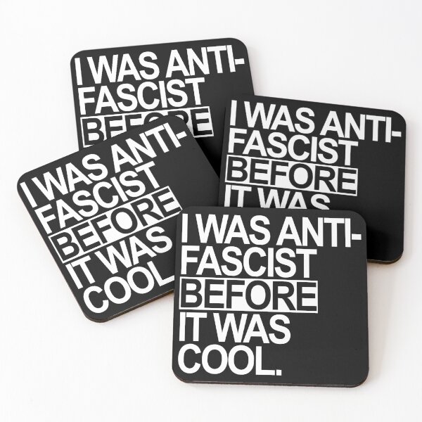 Item preview, I WAS ANTI-FASCIST BEFORE IT WAS COOL designed and sold by Thelittlelord.