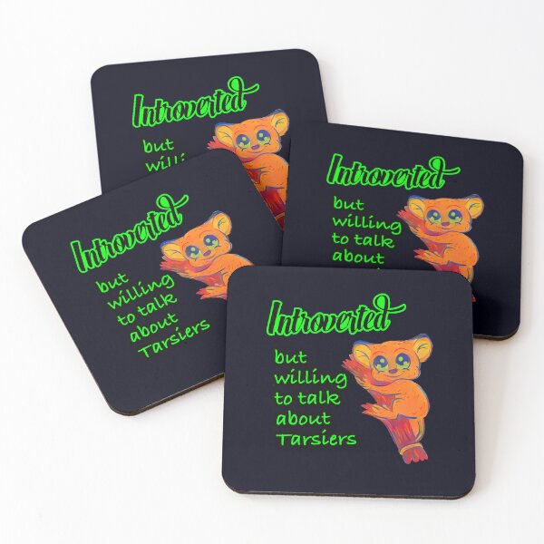 Item preview, Introverted but Willing to Discuss Tarsiers designed and sold by Sapphire07.