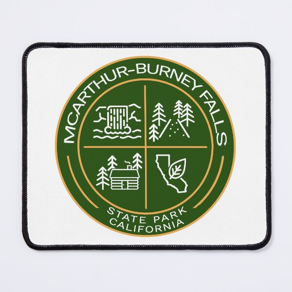 Item preview, McArthur-Burney Falls State Park Heraldic Logo designed and sold by VanyaKar.