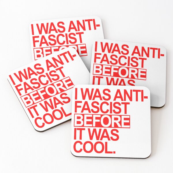 Item preview,  I WAS ANTI-FASCIST BEFORE IT WAS COOL (RED) 2.0 designed and sold by Thelittlelord.