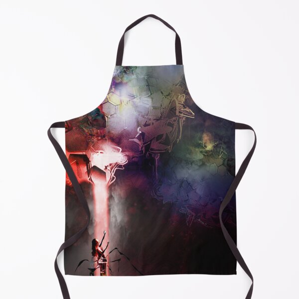 Item preview, Fire baptism polygon cyberpunk grunge lady drider lavender hexagons designed and sold by sandpaperdaisy.