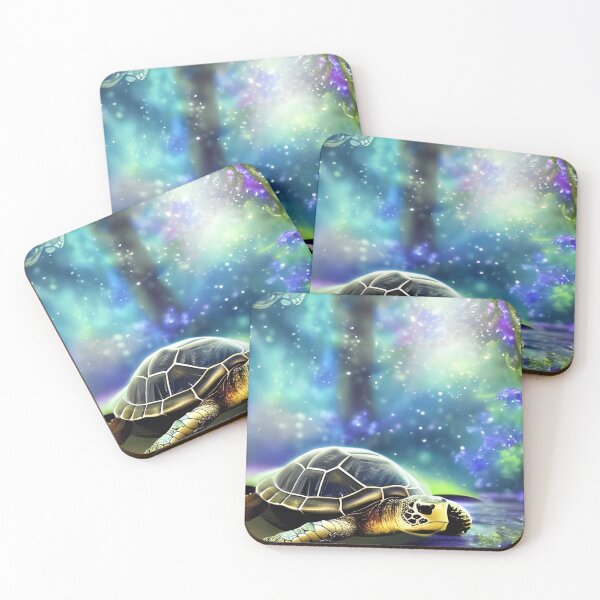 Item preview, Cute turtle wallpaper designed and sold by The Love Quill.