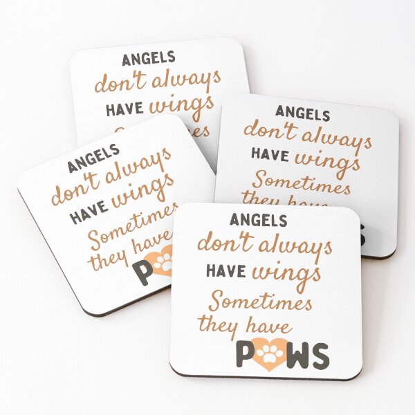 Item preview, Angels Sometimes Have Paws Pet Quote designed and sold by 4U2NV-LDN.