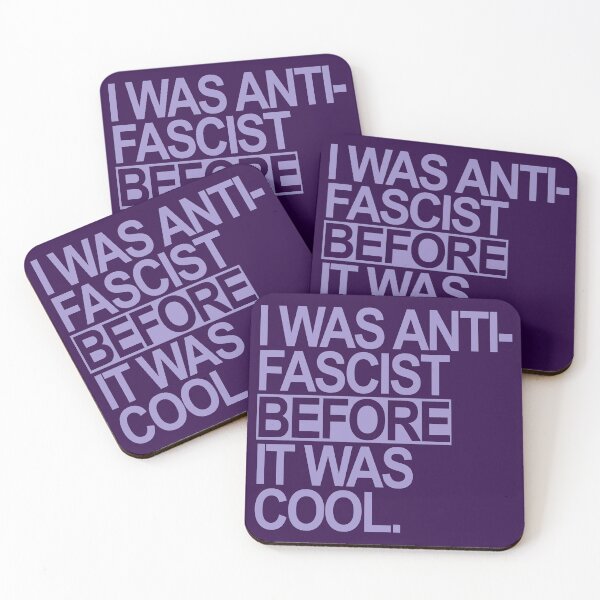 Item preview, I WAS ANTI-FASCIST BEFORE IT WAS COOL (LAVENDER) designed and sold by Thelittlelord.