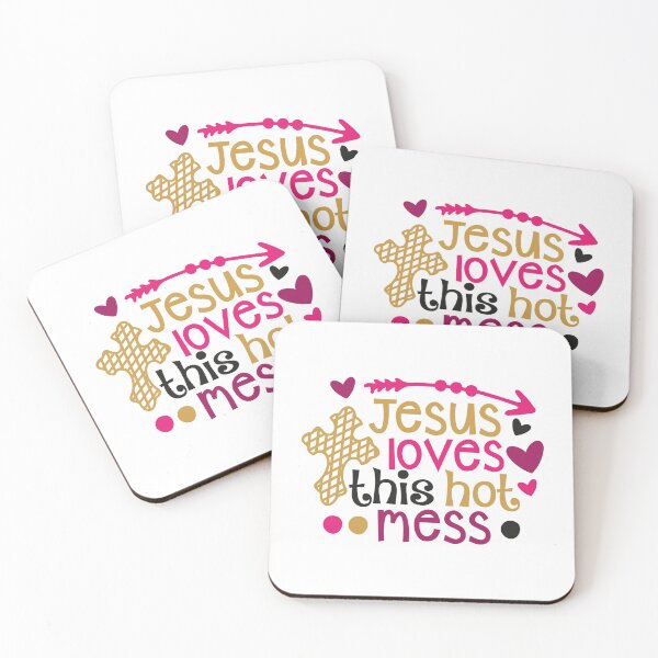 Item preview, Jesus Loves This Hot Mess designed and sold by SpotWarehouse.