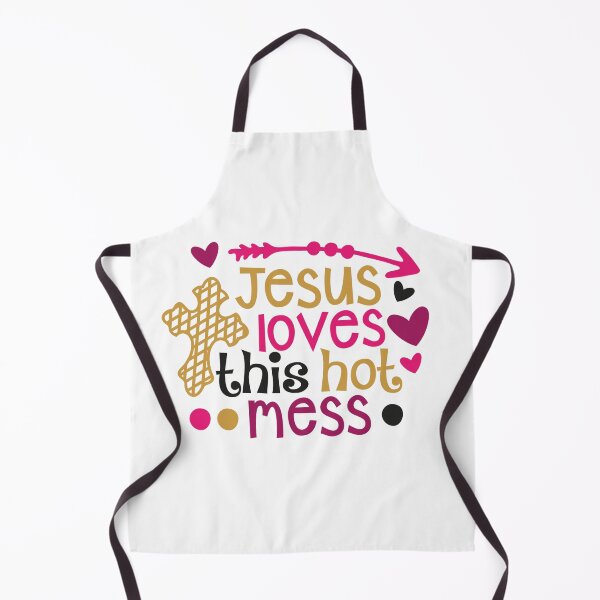 Item preview, Jesus Loves This Hot Mess designed and sold by SpotWarehouse.