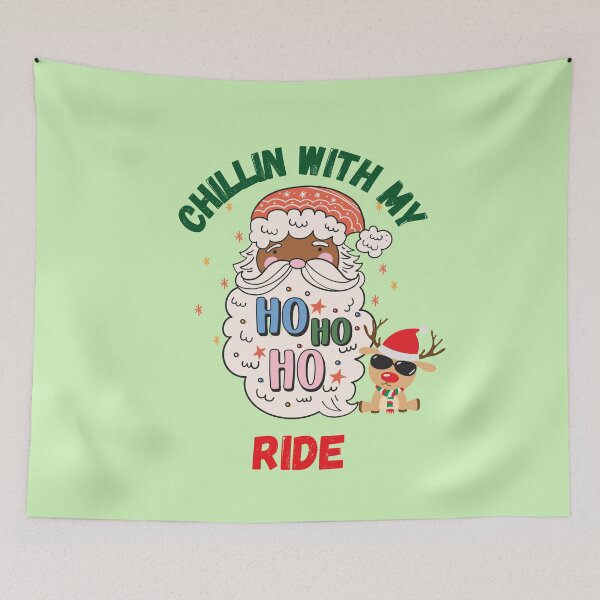 Item preview, Santa Chillin' With His Ride designed and sold by MugsAndDuds.
