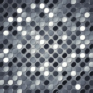 Artwork thumbnail, Metallic grid backdrop by nobeastsofierce