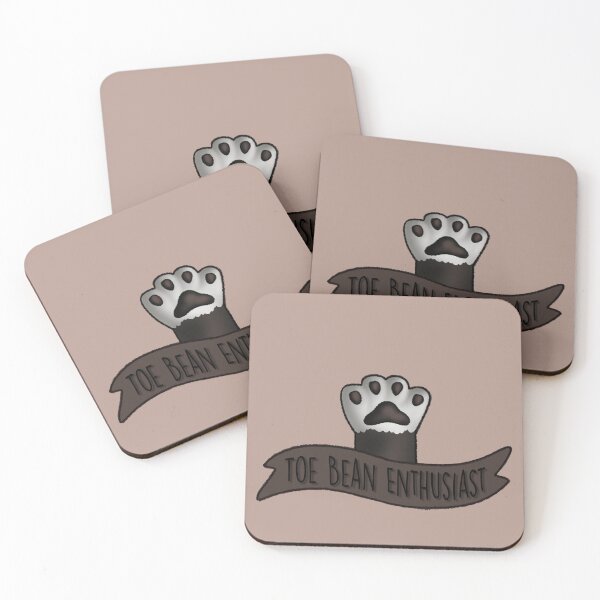 Item preview, Toe Bean Enthusiast Black And White With Black Bean designed and sold by Zephyr-Studio.