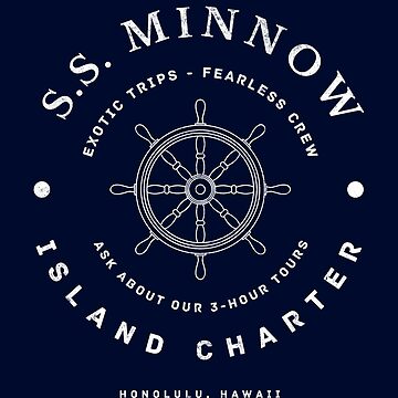 Artwork thumbnail, S.S. Minnow Island Charter - Honolulu, Hawaii Est. 1964 by Primotees