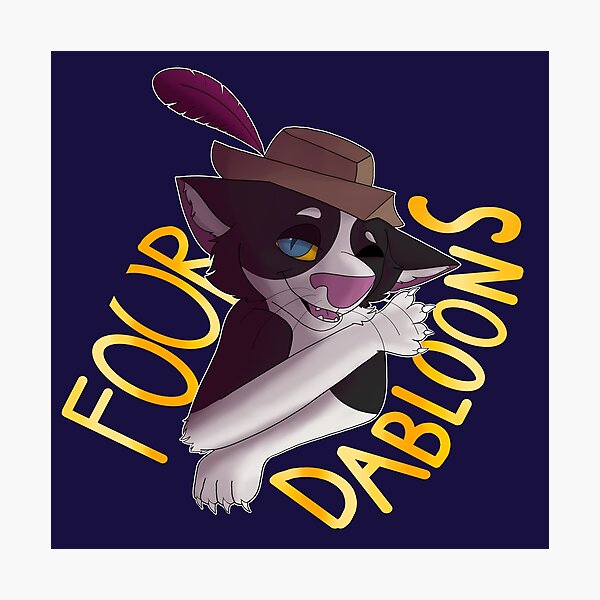 Item preview, Four Dabloons Cat designed and sold by Furmewolfy.