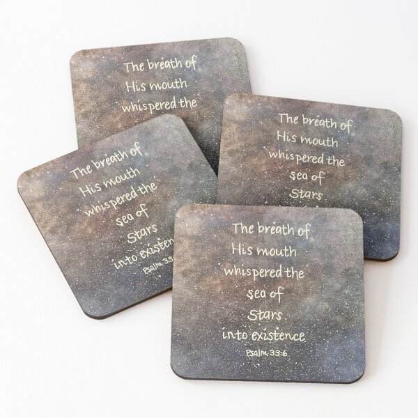 Item preview, Psalm 33:6 Whispered the Stars designed and sold by moore4god.