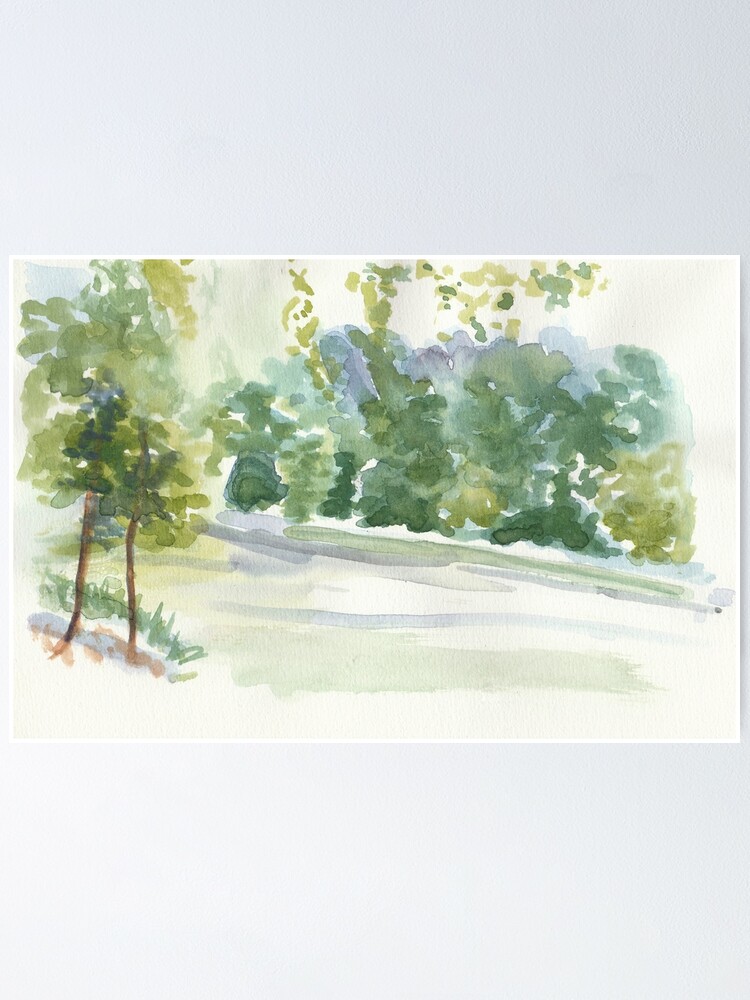Alternate view of Portic Brussels: Bois de La Cambre Poster