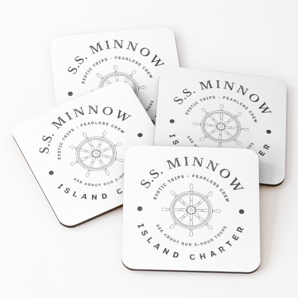 Item preview, S.S. Minnow Island Charter - modern vintage logo designed and sold by Primotees.