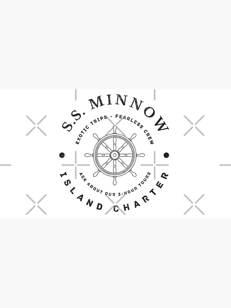 Thumbnail 6 of 6, Bucket Hat, S.S. Minnow Island Charter - modern vintage logo designed and sold by Primotees.