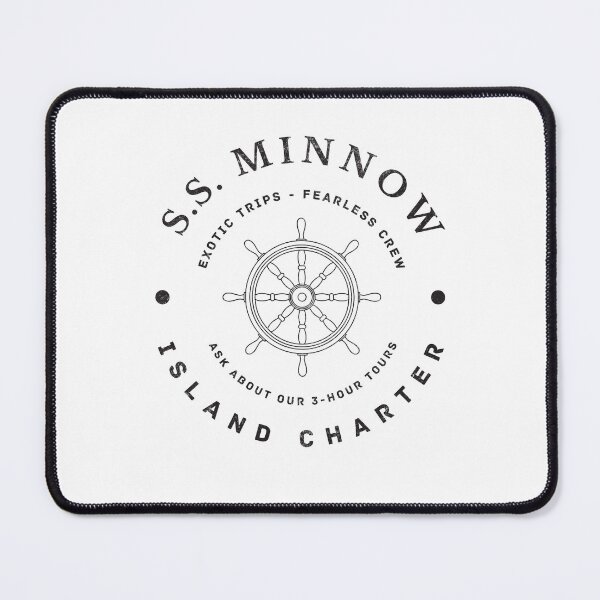 Item preview, S.S. Minnow Island Charter - modern vintage logo designed and sold by Primotees.