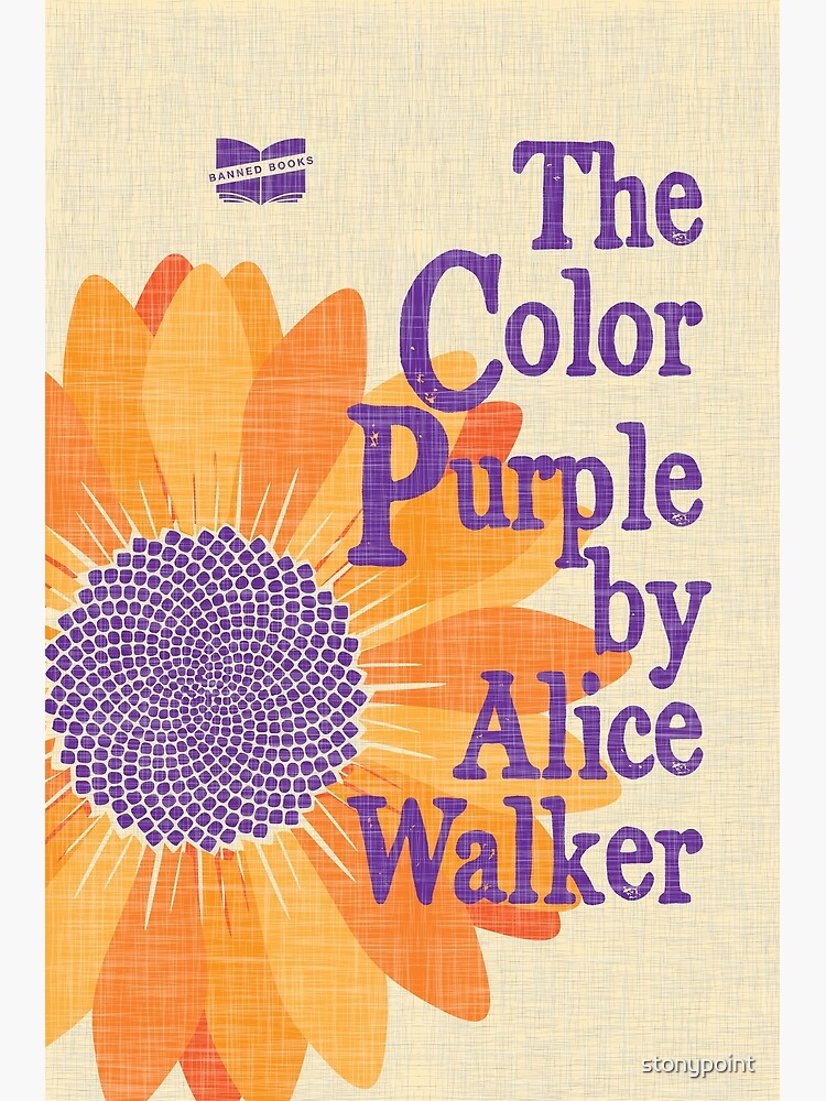 "Banned Books: The Color Purple" Poster for Sale by stonypoint | Redbubble