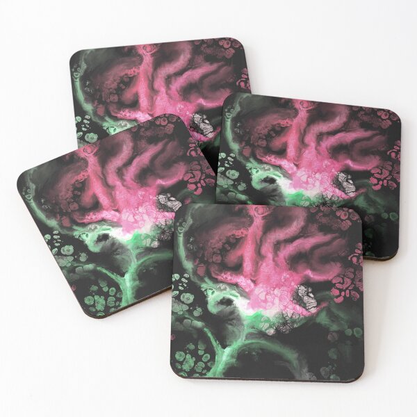 Item preview, Una rosa en la oscuridad, Acrylic Pour designed and sold by Dave Ng.