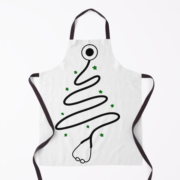 Item preview, Scribble stethoscope tree (black) designed and sold by RandiMullins.