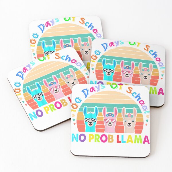 Item preview, 100 Days Of School No Prob Llama designed and sold by SamArtistbyAUS.