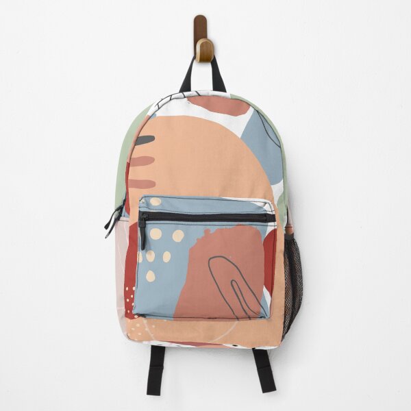 Item preview, Colorful Abstract Shapes Painted Digital Pattern Design designed and sold by luckymooninc.