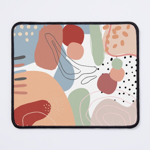 Item preview, Colorful Abstract Shapes Painted Digital Pattern Design designed and sold by luckymooninc.