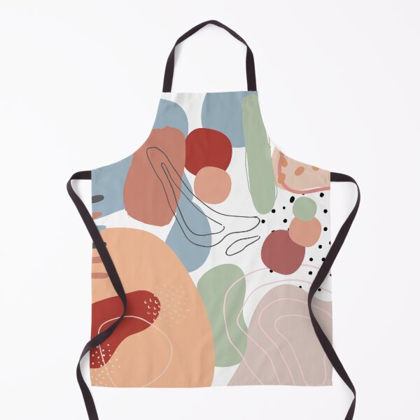 Item preview, Colorful Abstract Shapes Painted Digital Pattern Design designed and sold by luckymooninc.