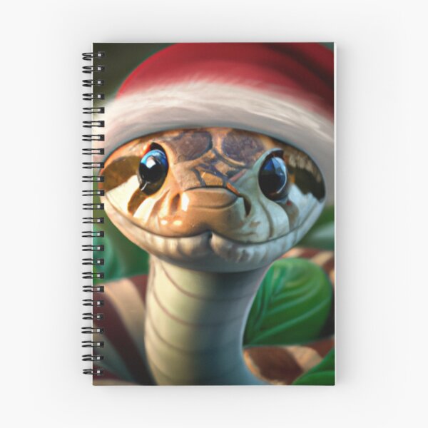 Item preview, Snake Wearing a Santa Hat designed and sold by ZenEverAI.