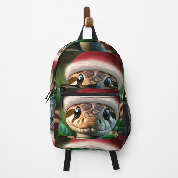 Item preview, Snake Wearing a Santa Hat designed and sold by ZenEverAI.