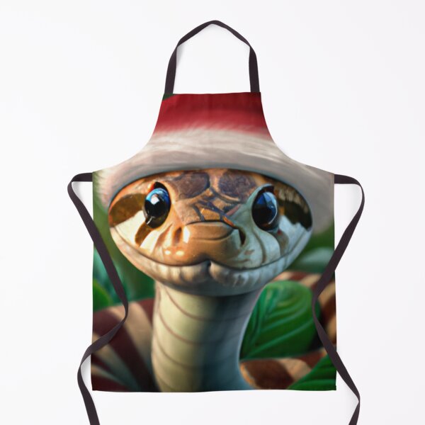 Item preview, Snake Wearing a Santa Hat designed and sold by ZenEverAI.