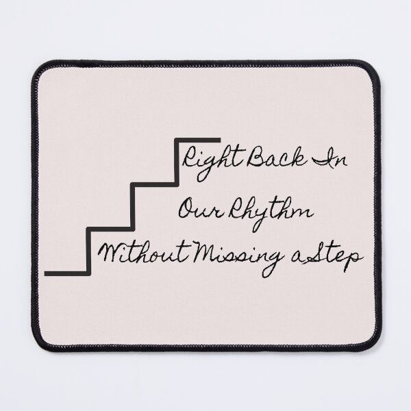 Item preview, Right back in our rhythm lyric designed and sold by katiebca2.