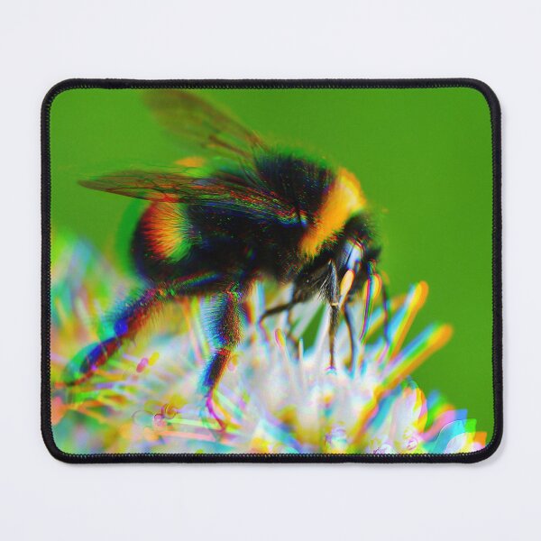 Item preview, Psychedelic Bumblebee On A White Flower designed and sold by Stonio.