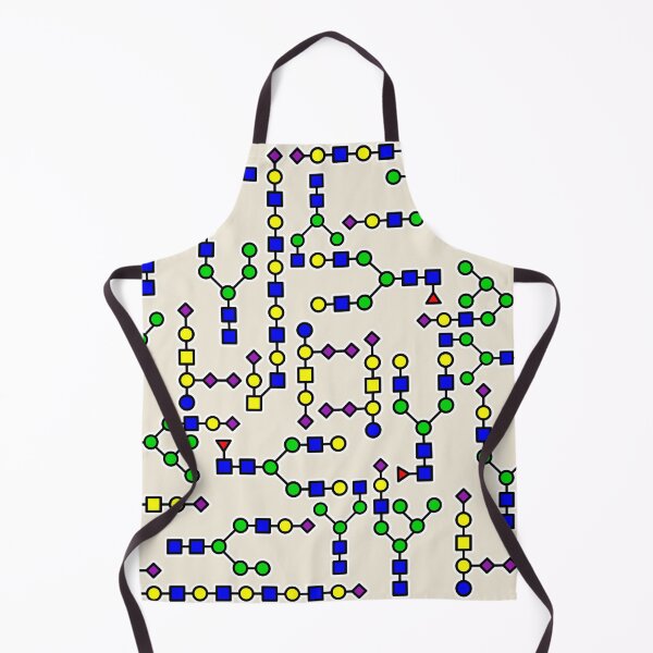 Item preview, Glycan Tessellation - Ecru Background designed and sold by Artsy-Chemist.