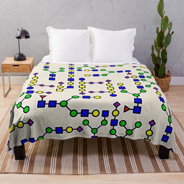 Item preview, Glycan Tessellation - Ecru Background designed and sold by Artsy-Chemist.