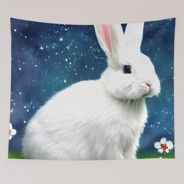 Item preview, Conejito lindo blanco designed and sold by The Love Quill.