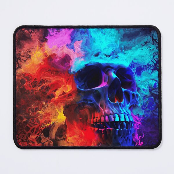 Item preview, Skull, Acrylic Pour designed and sold by Dave Ng.