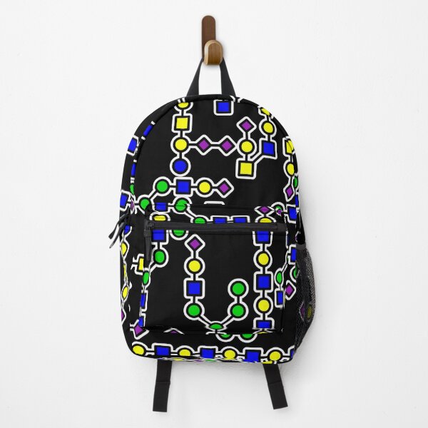 Item preview, Glycan Tessellation - Black Background designed and sold by Artsy-Chemist.