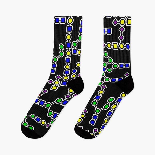 Item preview, Glycan Tessellation - Black Background designed and sold by Artsy-Chemist.