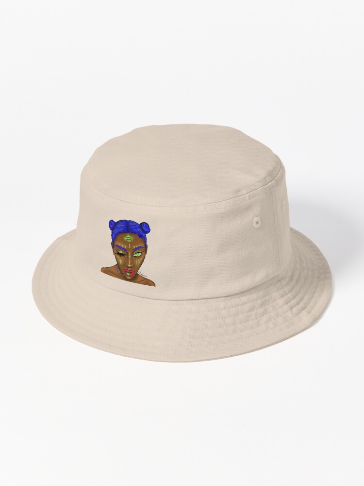 Thumbnail 1 of 6, Bucket Hat, Life's a trip designed and sold by VirafuentesArt.