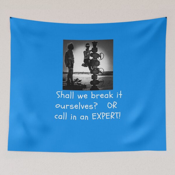 Item preview, The desert oilfield fix, Shall we fix it ourselves ? or, call in an Engineer?  designed and sold by ChiefOP.
