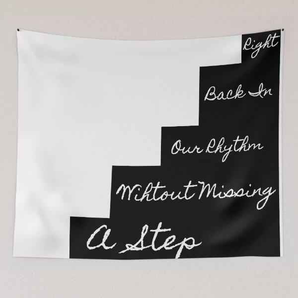Item preview, Right back in our rhythm lyric designed and sold by katiebca2.