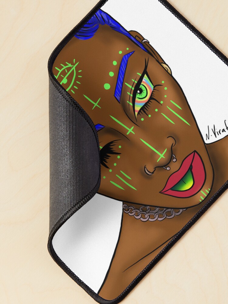 Thumbnail 2 of 5, Mouse Pad, Life's a trip designed and sold by VirafuentesArt.