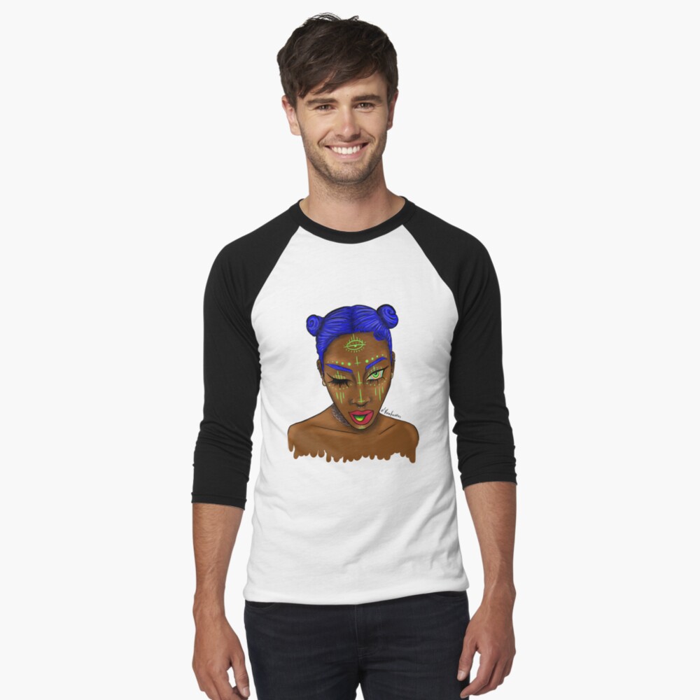 Item preview, Baseball ¾ Sleeve T-Shirt designed and sold by VirafuentesArt.