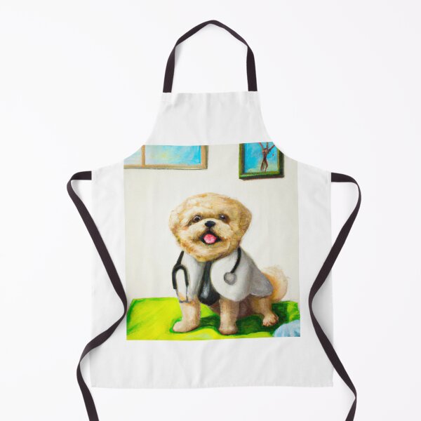 Item preview, Fluffy Dogtor.  Dogs and Doctors designed and sold by LeanDesigns.