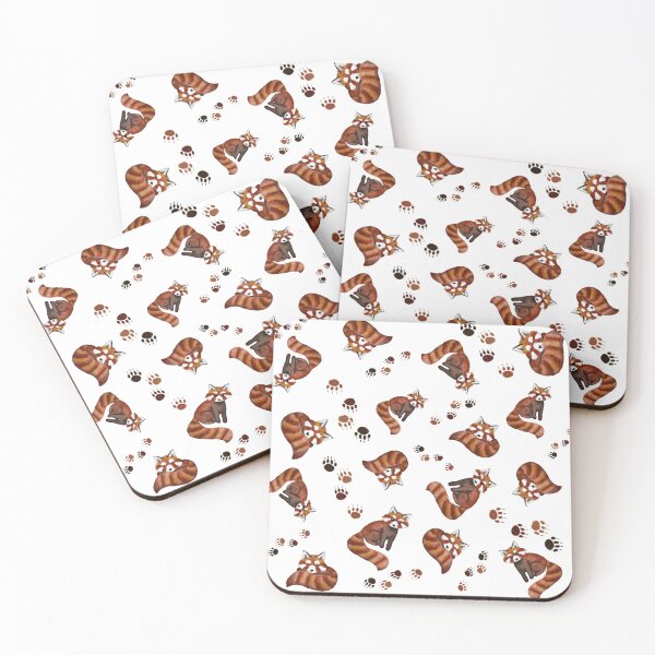 Item preview, Red Panda Pattern designed and sold by JessieFroese.