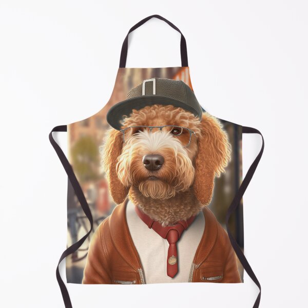 Item preview, Goldendoodle Hipster Dog designed and sold by Good Boy Gallery.