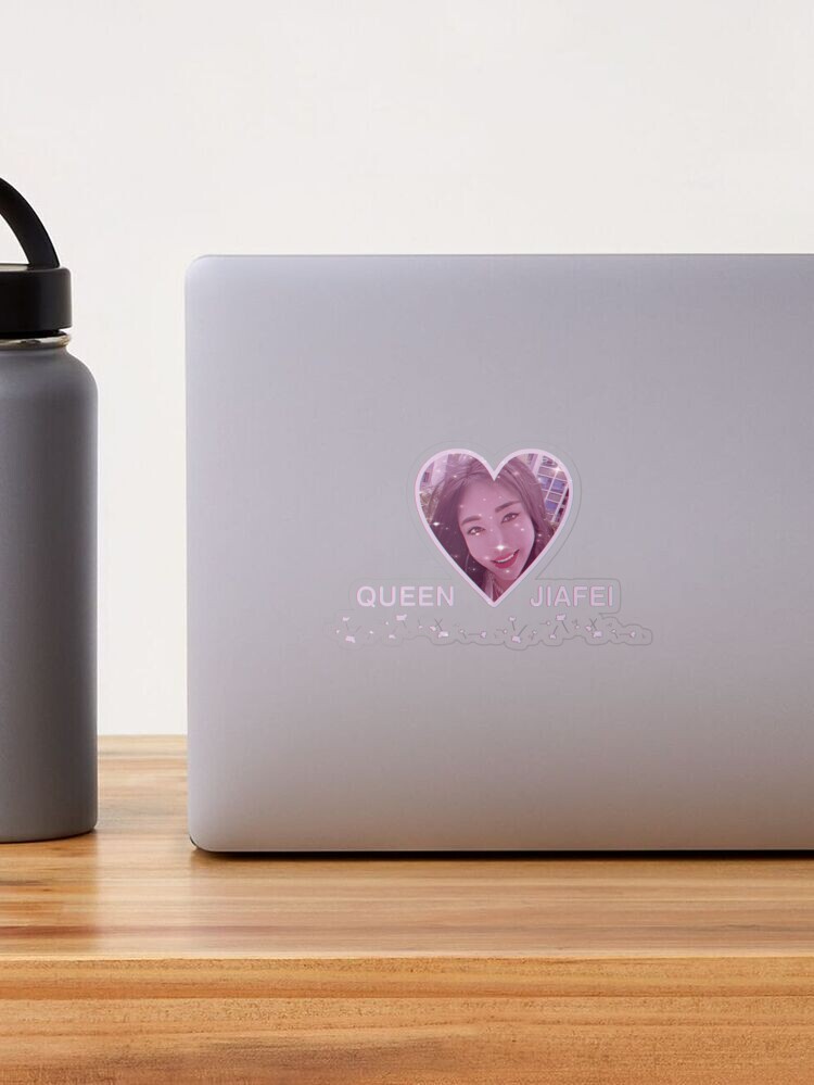 Jiafei Heart Product Sticker for Sale by KweenFlop