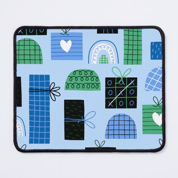Item preview, Holiday Gift Boxes Pattern In Blue And Green  designed and sold by DEC02.