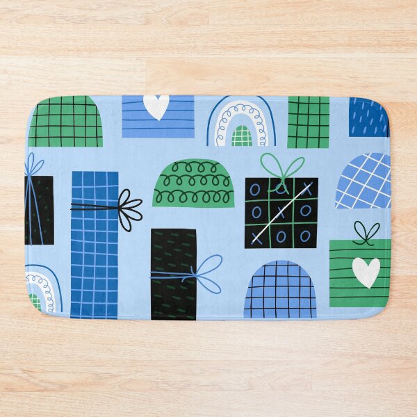 Item preview, Holiday Gift Boxes Pattern In Blue And Green  designed and sold by DEC02.