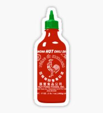sriracha hot chili roster sauce sticker Sticker